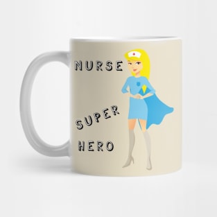 Nurse super hero - cartoon Mug